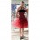 Jupon long en Nylon BLANC, ROUGE, NOIR ou ROSE