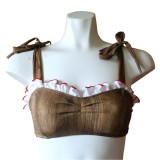 Maillot de bain 50's BOIS - HAUT -