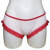 Culotte TULLE rose et volants Rouges