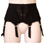 Porte jarretelles Dentelle noire