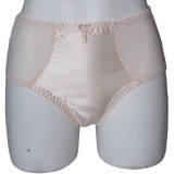 Culotte haute satin p&egrave;che