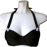 Maillots de bain RETRO - Haut - Noir/Blanc