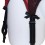Porte jarretelles 6 rouge tulle Melle Fred