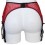 Porte jarretelles 6 rouge tulle Melle Fred