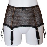 Porte jarretelles Leopard
