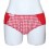 Culotte vichy rouge et blanc